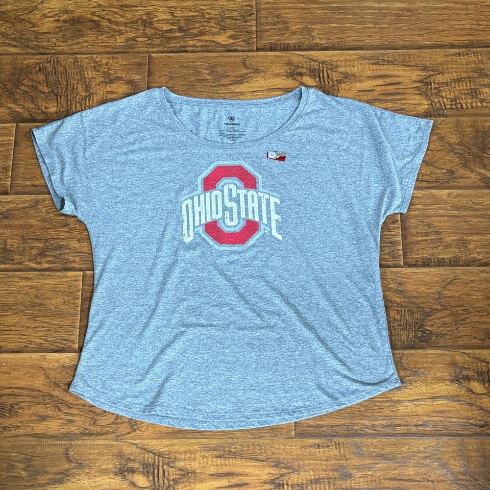 Top of the World Gray Ohio State Women's Tee
